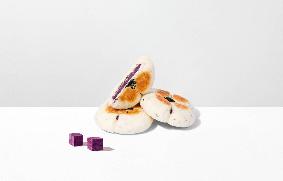 轻紫米紫薯米面包